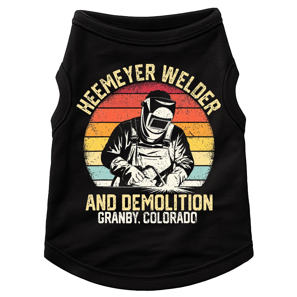 Retro Heemeyer Welding Demolition Grandby Colorado Welder Doggie Tank