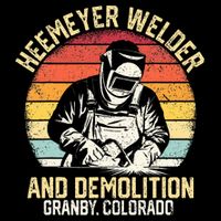 Retro Heemeyer Welding Demolition Grandby Colorado Welder Backpack