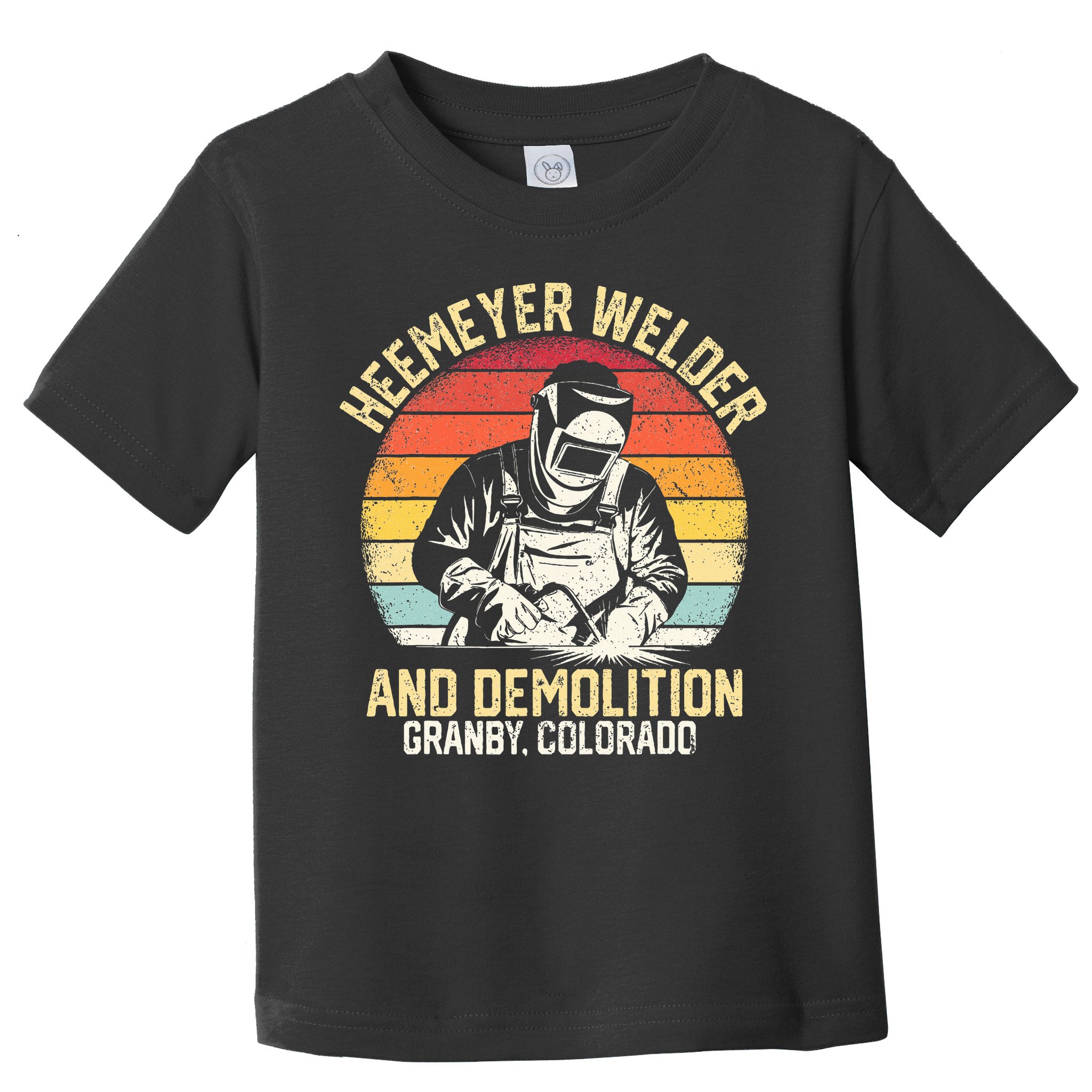 Retro Heemeyer Welding Demolition Grandby Colorado Welder Toddler T-Shirt