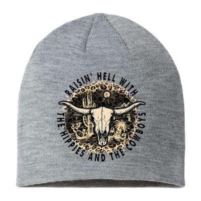 Raisin Hell With The Hippies And The Cowboys Sustainable Beanie