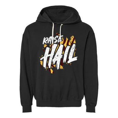 Raise Hail Washington American Football Garment-Dyed Fleece Hoodie