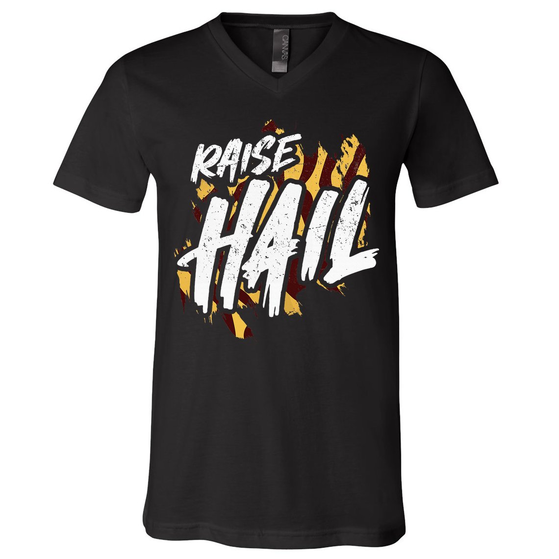 Raise Hail Washington American Football V-Neck T-Shirt