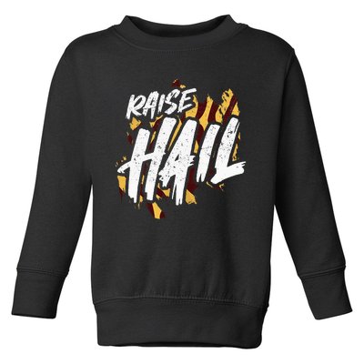 Raise Hail Washington American Football Toddler Sweatshirt