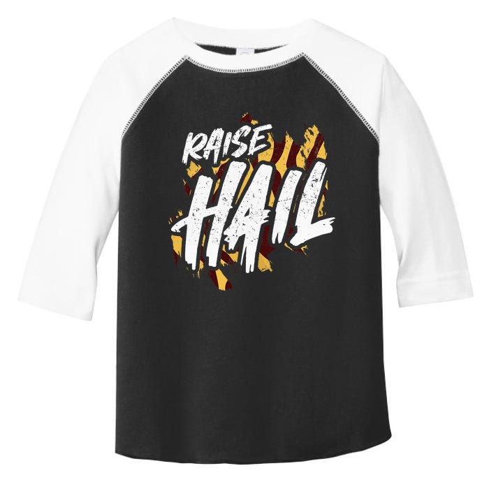 Raise Hail Washington American Football Toddler Fine Jersey T-Shirt