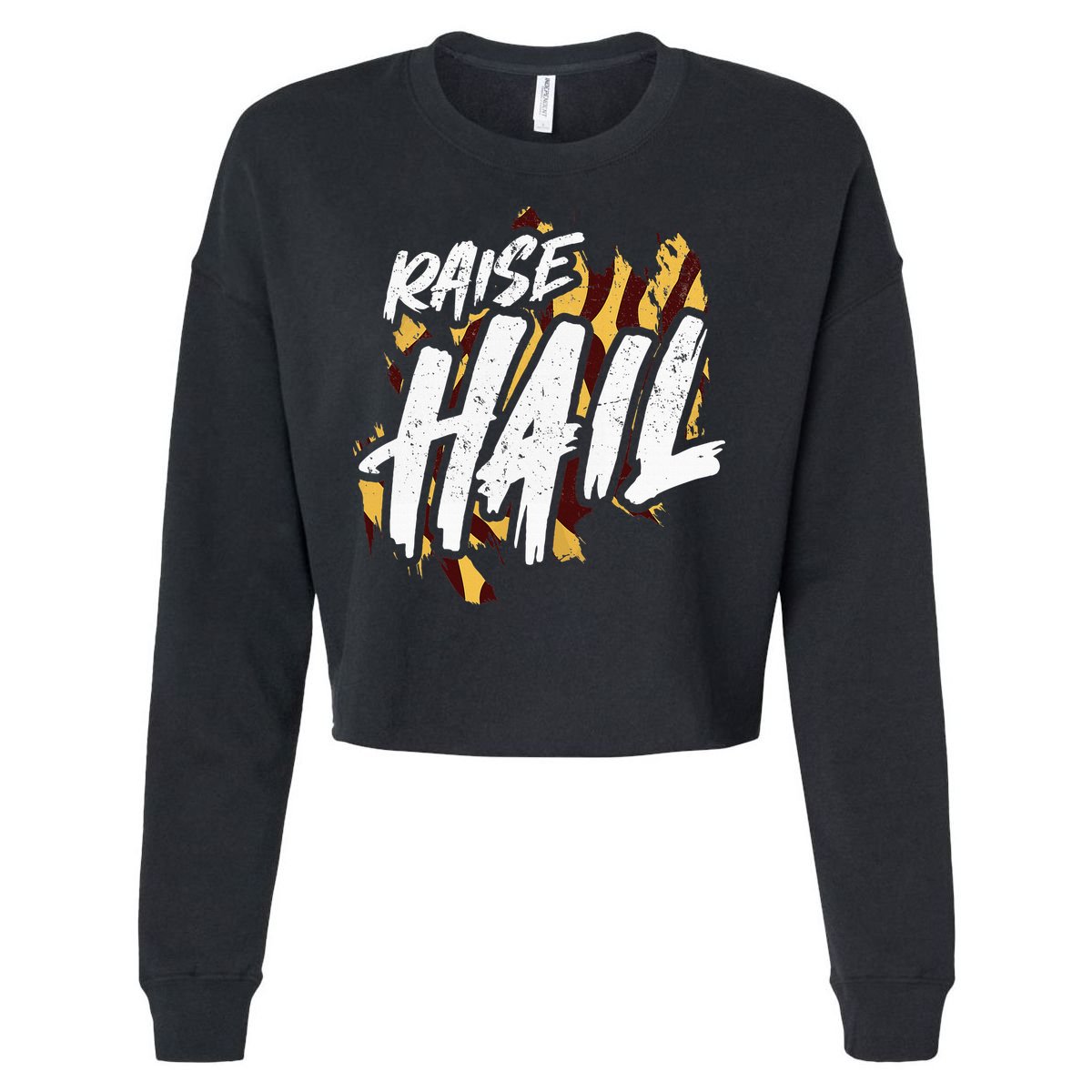 Raise Hail Washington American Football Cropped Pullover Crew