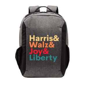 Retro Harris Walz Waltz 2024 Harris Walz Joy Liberty Vector Backpack