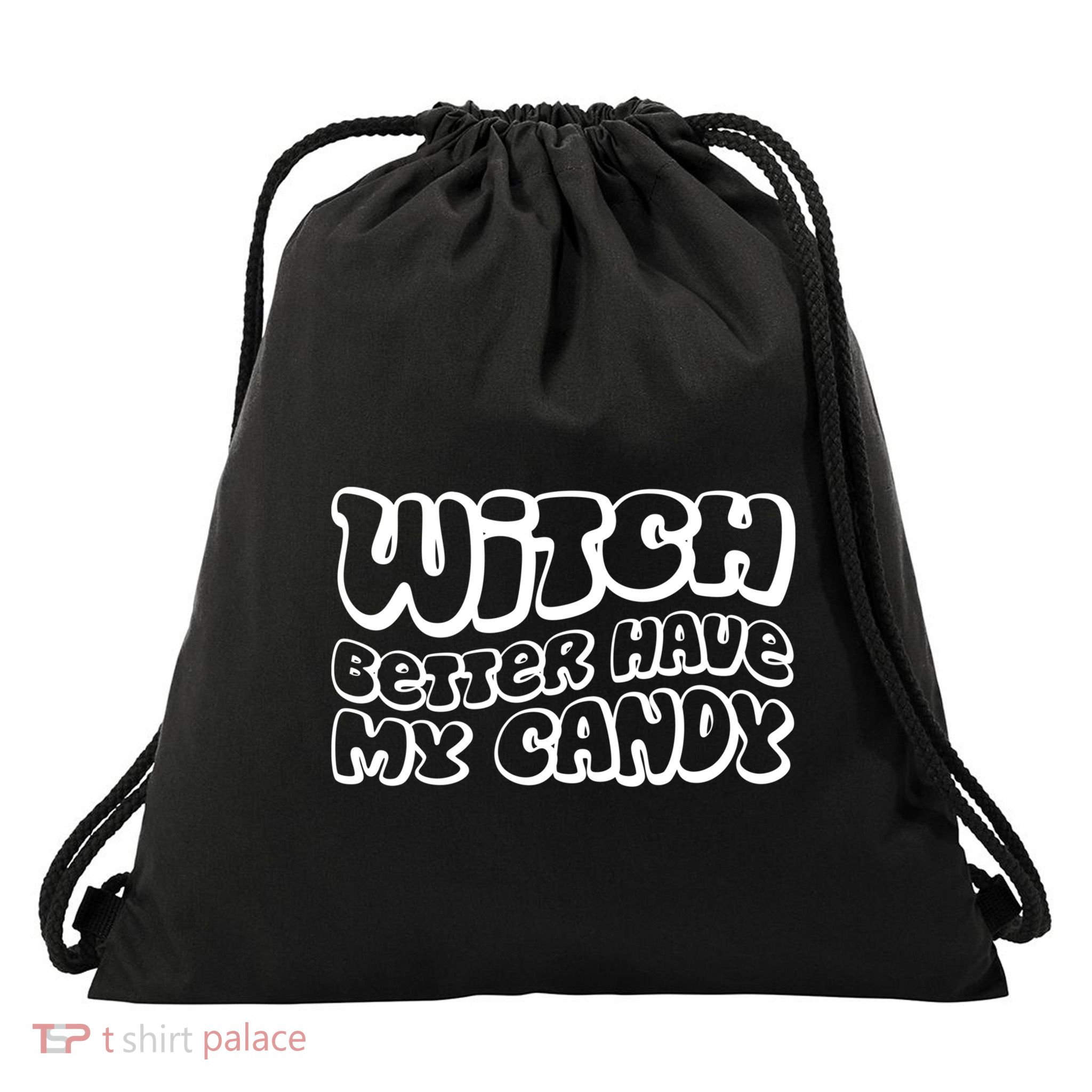 Retro Halloween Witch Better Have My Candy Cute Gift Drawstring Bag