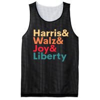 Retro Harris Walz Waltz 2024 Harris Walz Joy Liberty Mesh Reversible Basketball Jersey Tank