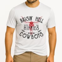 Raisin Hell With The Hippies And The Cowboys Country Cooling Performance Crew T-Shirt