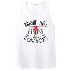 Raisin Hell With The Hippies And The Cowboys Country PosiCharge Competitor Tank