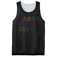 Rainbow Harris Waltz 2024 Election Kamala Harris Tim Walz Mesh Reversible Basketball Jersey Tank