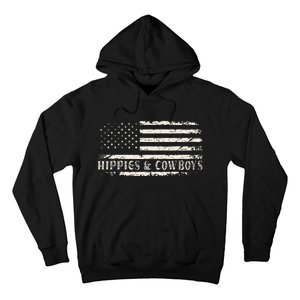 Raisin Hell With The Hippies And Cowboys Country Hoodie