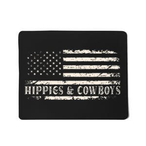 Raisin Hell With The Hippies And Cowboys Country Mousepad