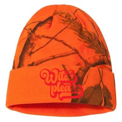 Retro Halloween Witch Please Gift Kati Licensed 12" Camo Beanie