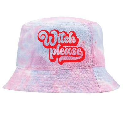 Retro Halloween Witch Please Gift Tie-Dyed Bucket Hat