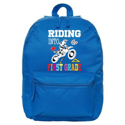 Riding Into 1st Grade Back To School Gift 16 in Basic Backpack