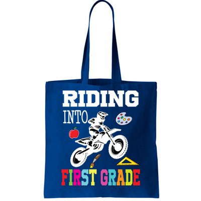 Riding Into 1st Grade Back To School Gift Tote Bag