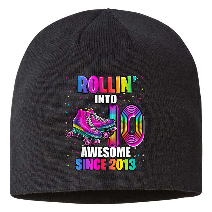 Rollin into 10 Awesome 2013 Roller Skating 10th Birthday Sustainable Beanie
