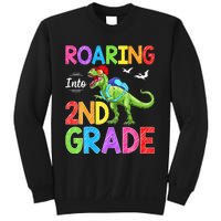 Roaring Into 2nd Grade Dinosaur Students Back To School Sweatshirt