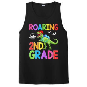 Roaring Into 2nd Grade Dinosaur Students Back To School PosiCharge Competitor Tank