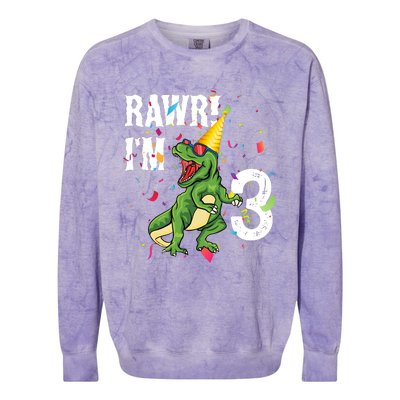 RAWR I’M 3RAWR I’M 3 Colorblast Crewneck Sweatshirt