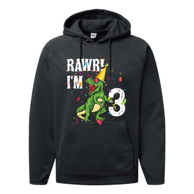 RAWR I’M 3RAWR I’M 3 Performance Fleece Hoodie