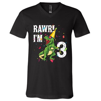 RAWR I’M 3RAWR I’M 3 V-Neck T-Shirt