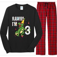 RAWR I’M 3RAWR I’M 3 Long Sleeve Pajama Set