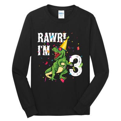 RAWR I’M 3RAWR I’M 3 Tall Long Sleeve T-Shirt