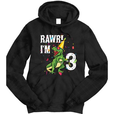 RAWR I’M 3RAWR I’M 3 Tie Dye Hoodie