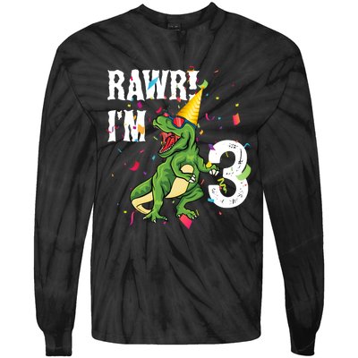 RAWR I’M 3RAWR I’M 3 Tie-Dye Long Sleeve Shirt