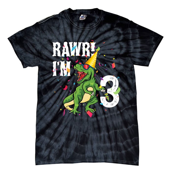 RAWR I’M 3RAWR I’M 3 Tie-Dye T-Shirt