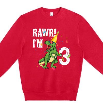 RAWR I’M 3RAWR I’M 3 Premium Crewneck Sweatshirt