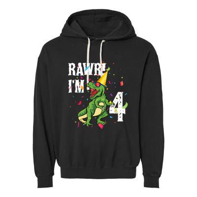 RAWR I’M 4 Garment-Dyed Fleece Hoodie