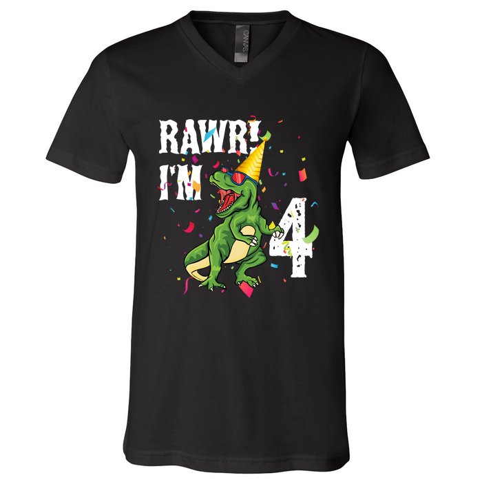 RAWR I’M 4 V-Neck T-Shirt