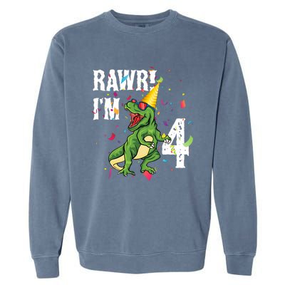 RAWR I’M 4 Garment-Dyed Sweatshirt