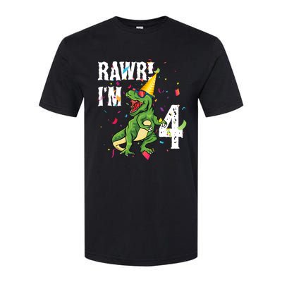 RAWR I’M 4 Softstyle CVC T-Shirt