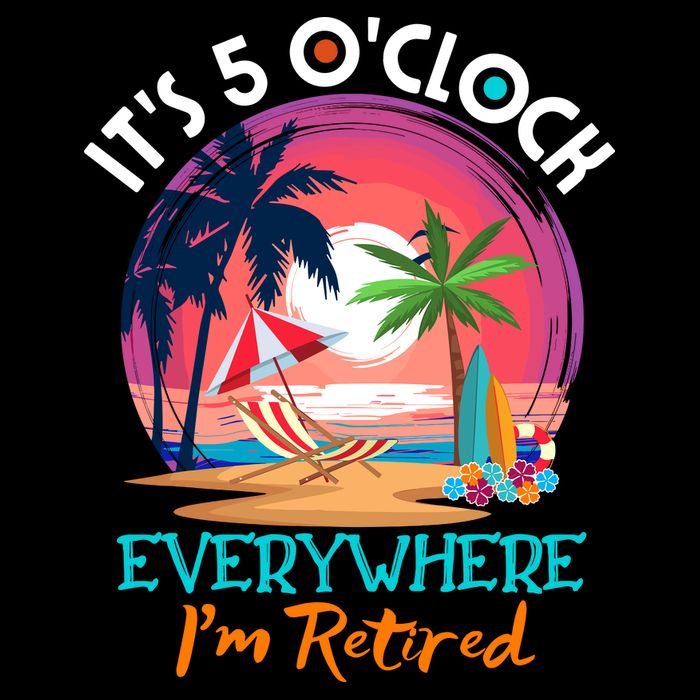 Retirement ItS 5 OClock Everywhere IM Retired 16oz Travel Tumbler