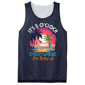 Retirement ItS 5 OClock Everywhere IM Retired Mesh Reversible Basketball Jersey Tank