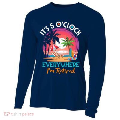Retirement ItS 5 OClock Everywhere IM Retired Cooling Performance Long Sleeve Crew