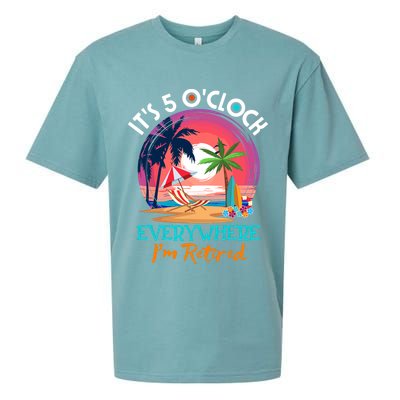 Retirement ItS 5 OClock Everywhere IM Retired Sueded Cloud Jersey T-Shirt