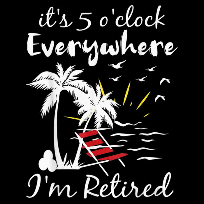 Retirement It's 5 O'Clock Everywhere I'm Retired Summer Backpack
