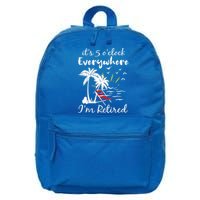 Retirement It's 5 O'Clock Everywhere I'm Retired Summer 16 in Basic Backpack