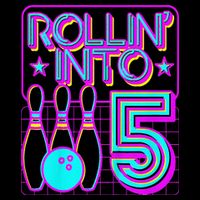 Rollin Into 5 Bowling Bowler 5th Birthday Party Impact Tech Backpack