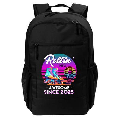 Rollin Into 9 Years Old Awesome Since 2025 Birthday Backpack