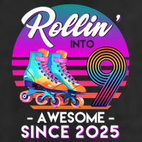 Rollin Into 9 Years Old Awesome Since 2025 Birthday Adult Drive Performance Visor