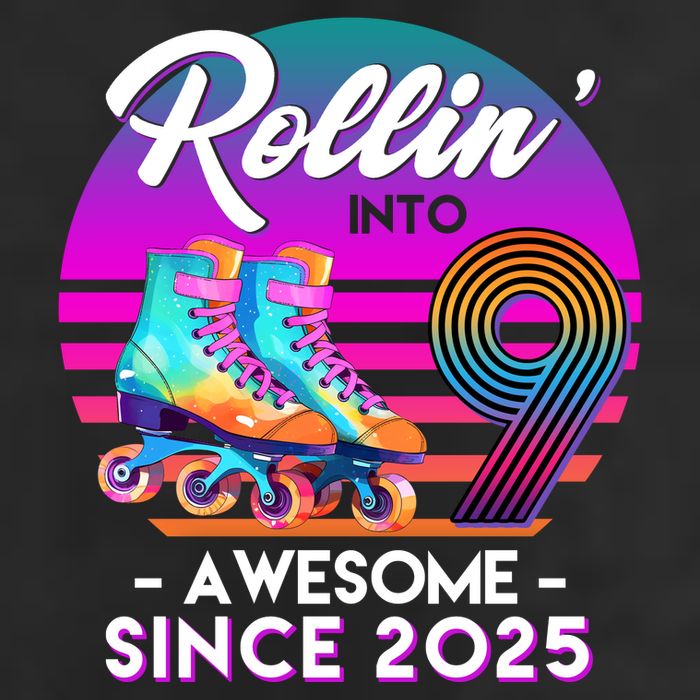 Rollin Into 9 Years Old Awesome Since 2025 Birthday Adult Drive Performance Visor