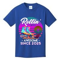 Rollin Into 9 Years Old Awesome Since 2025 Birthday Kids T-Shirt