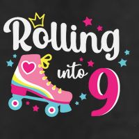 Rolling Into 9 Birthday Roller Skates 9th Birthday Adult Drive Performance Visor