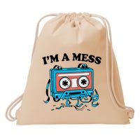 Radio IM A Mess Drawstring Bag